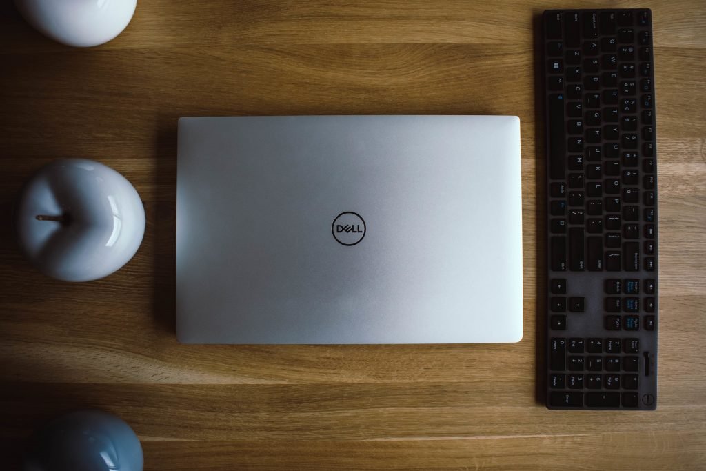 Dell Laptop on Table