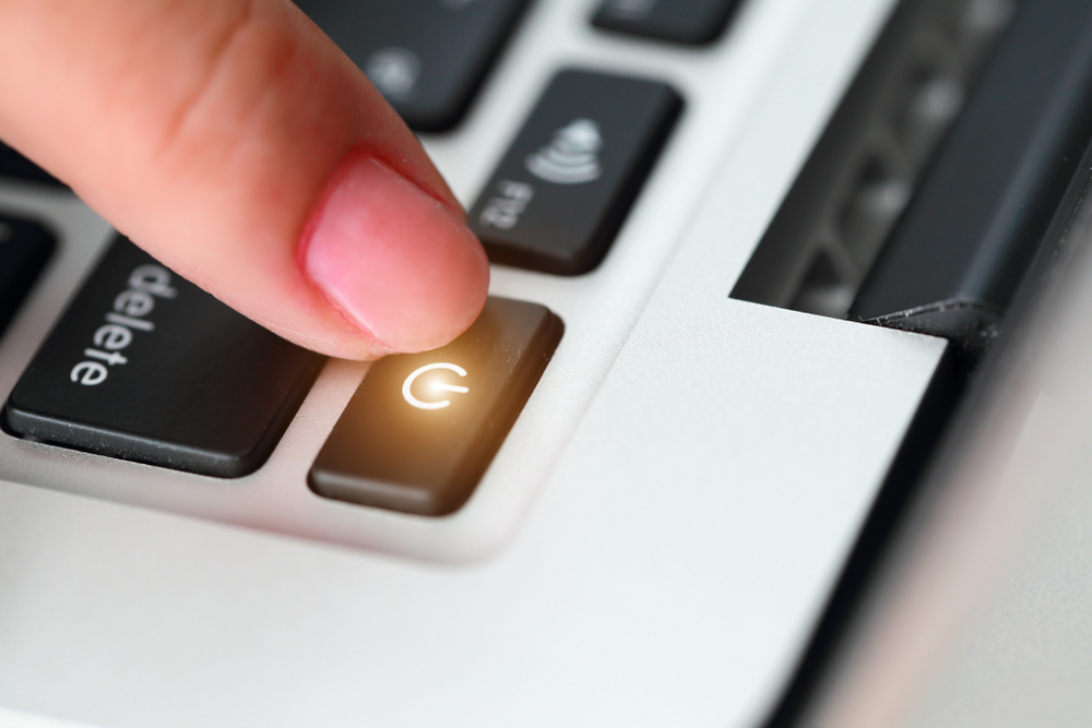 restart laptop